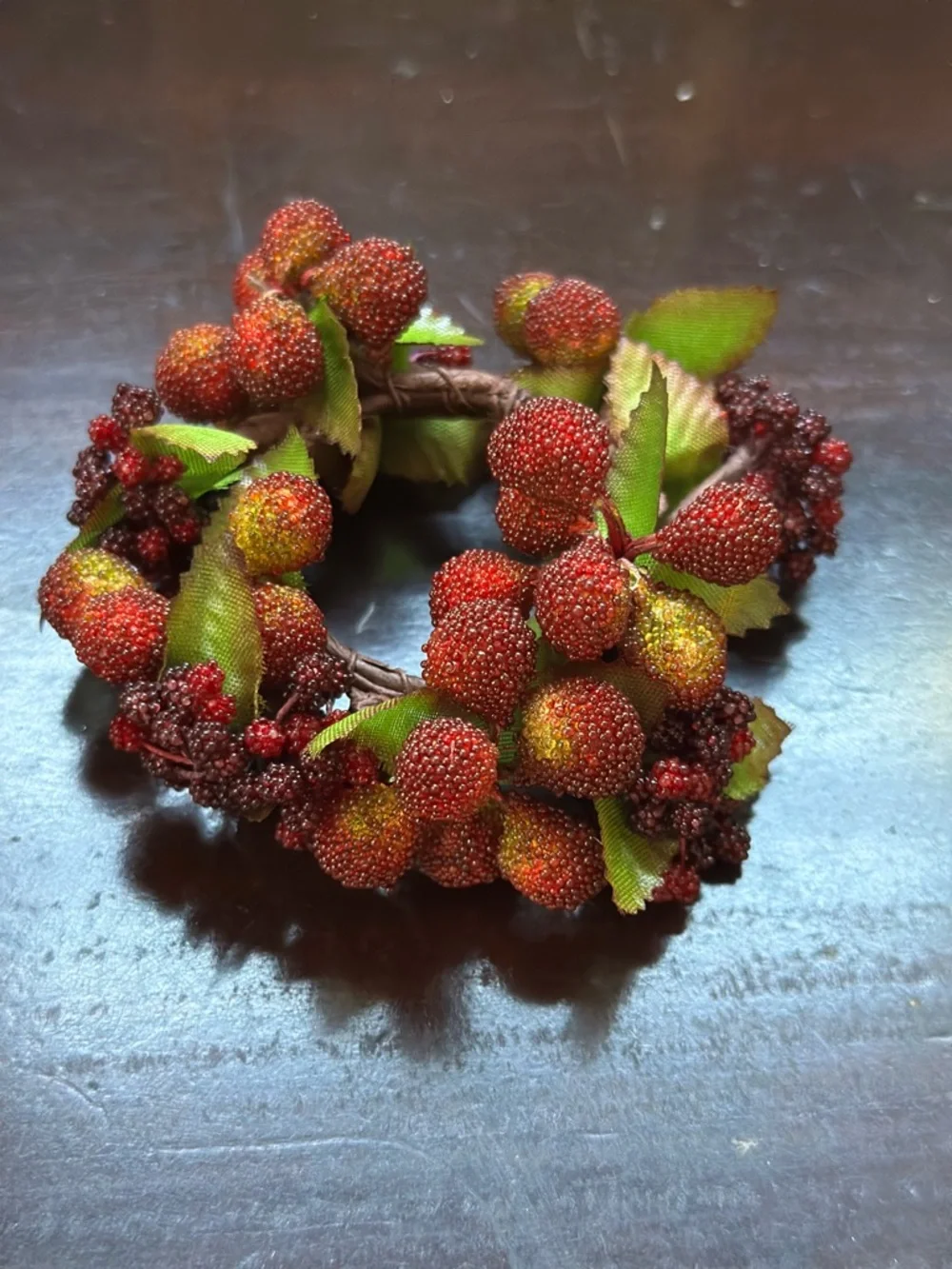 2 Boxes Pier 1 New Rare Sugar Berries Napkin Rings - 12 napkin rings